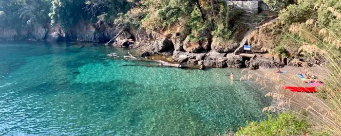 Il mare e la spiaggia di Paraggi